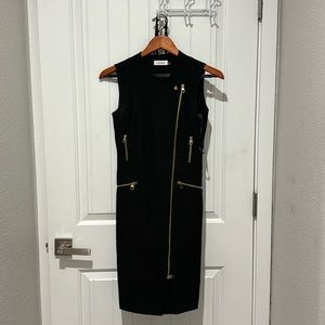 Black Calvin Klein Wrap Dress